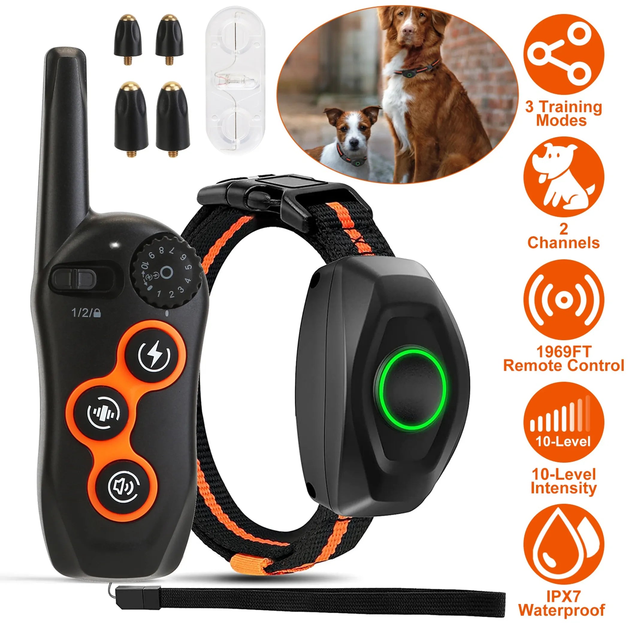 IPX7 Waterproof Dog Training Collar