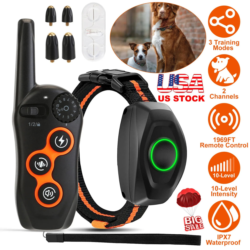 IPX7 Waterproof Dog Training Collar