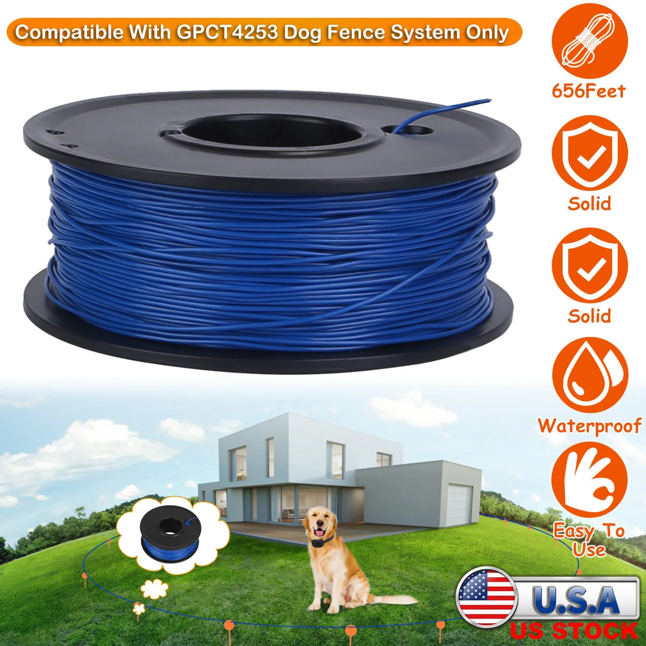 656Feet Underground Dog Fence Wire Pure