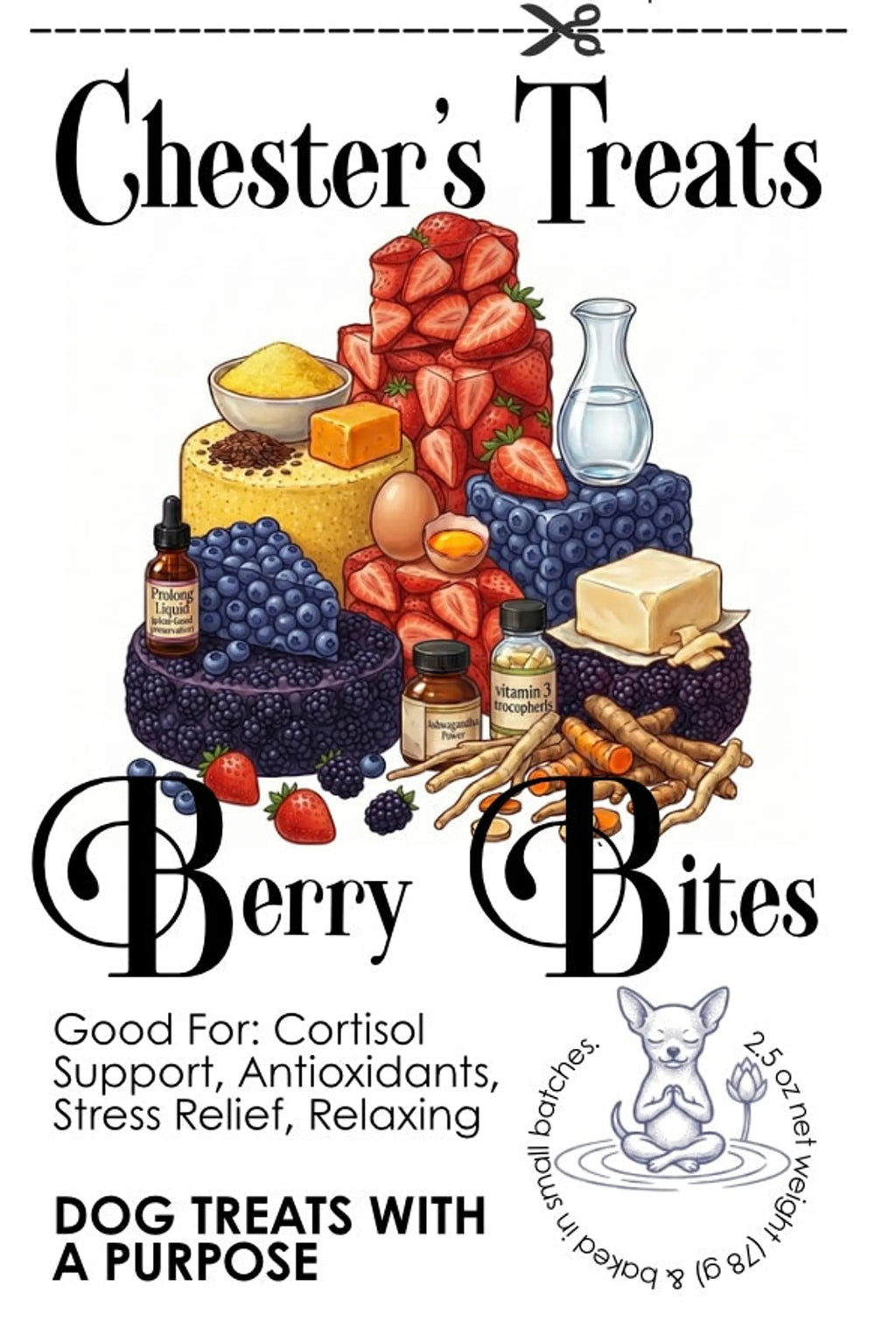 Chester Cornbread Berry Bites with Ashawagandha