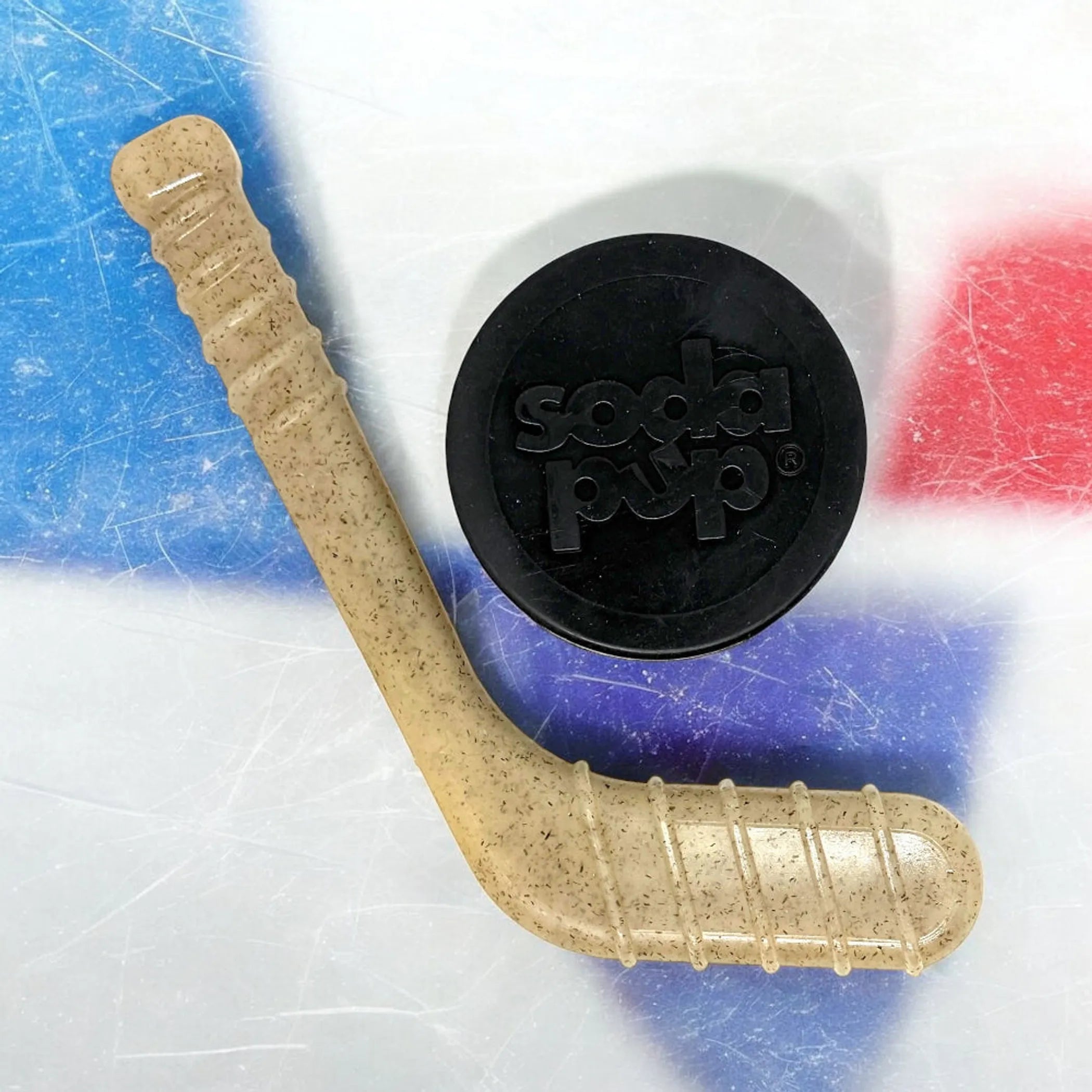 Hockey Stick Nylon Dog Chew Toy - Ultra-Durable for Aggressive Chewers