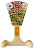 Waffle Tower Nylon Chew & Enrichment Toy | 2-in-1 for Aggressive Chewers