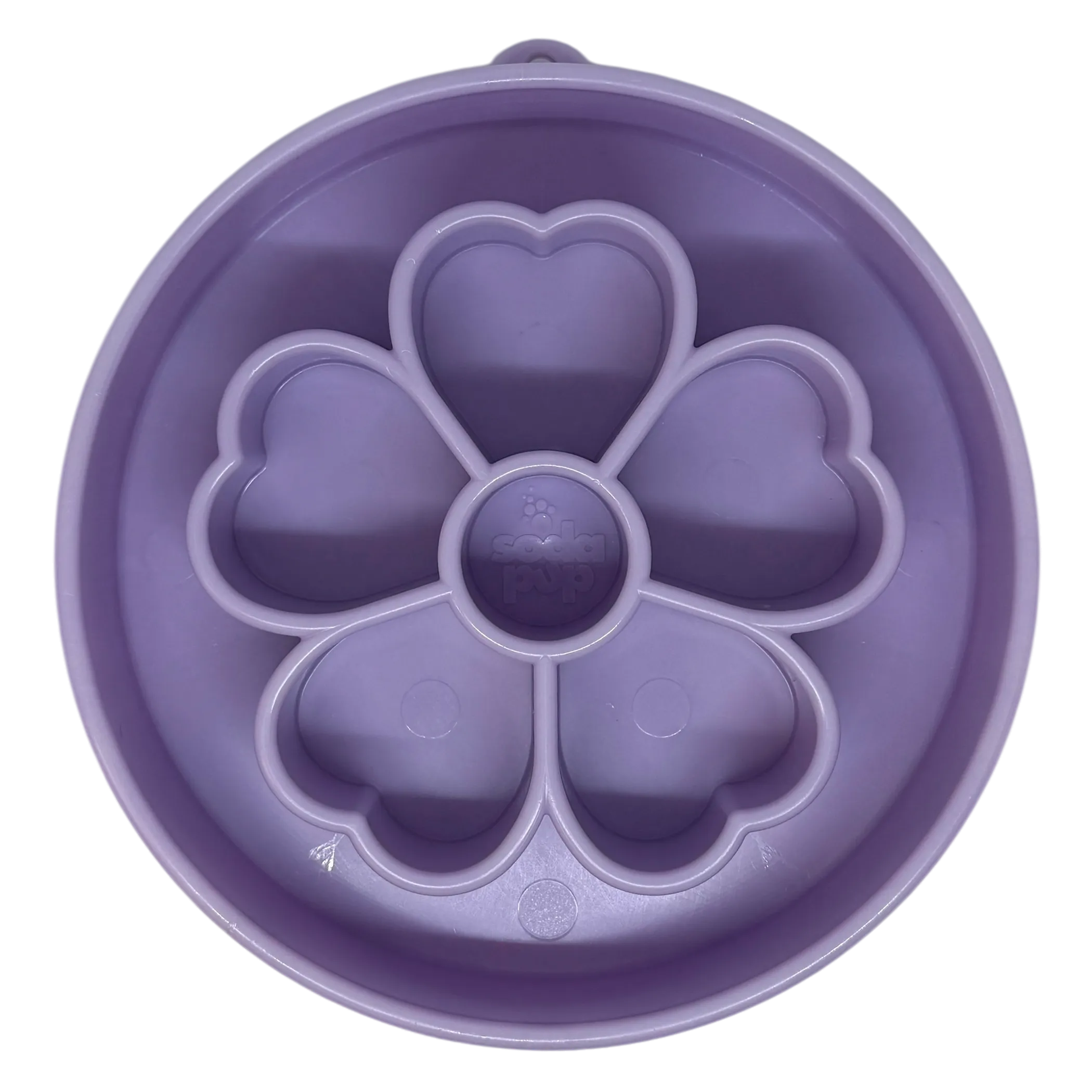 Flower eBowl Deep Slow Feeder Dog Bowl for Enrichment