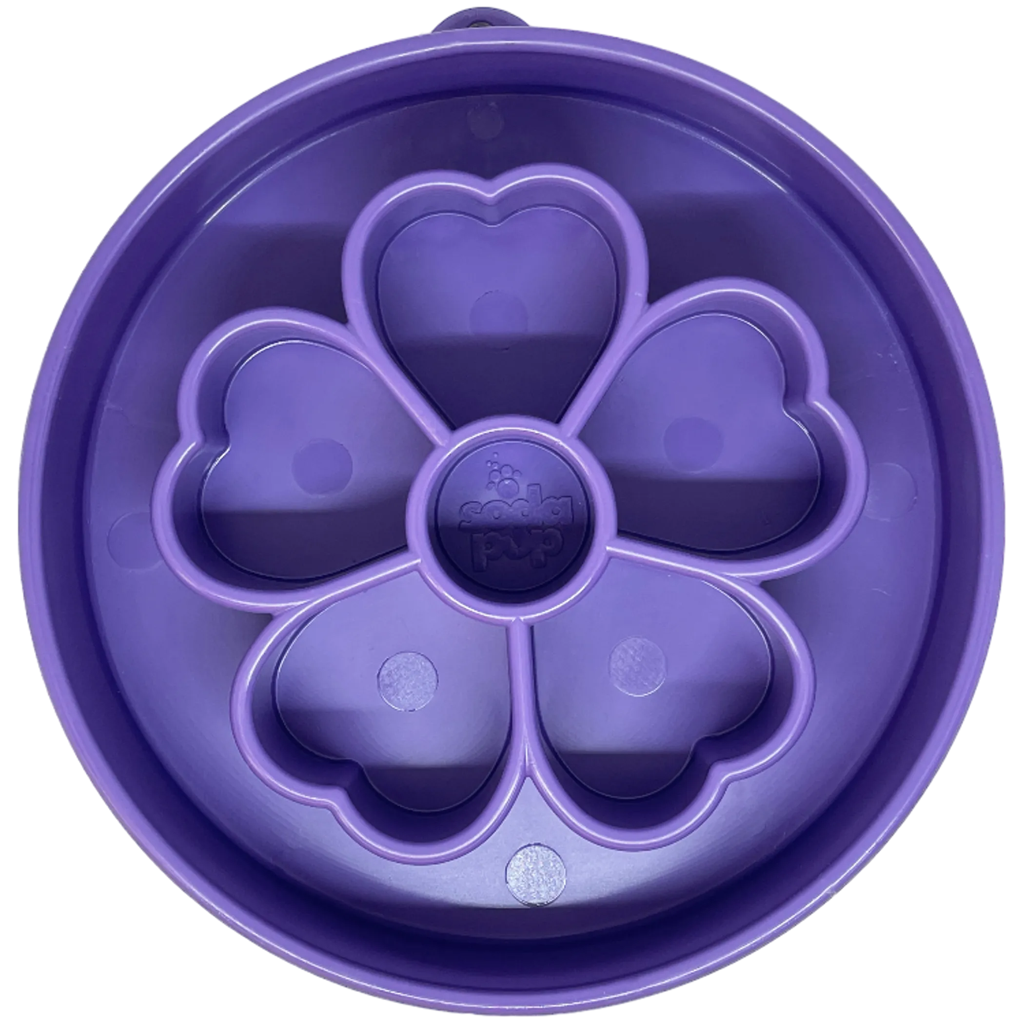 Flower eBowl Deep Slow Feeder Dog Bowl for Enrichment