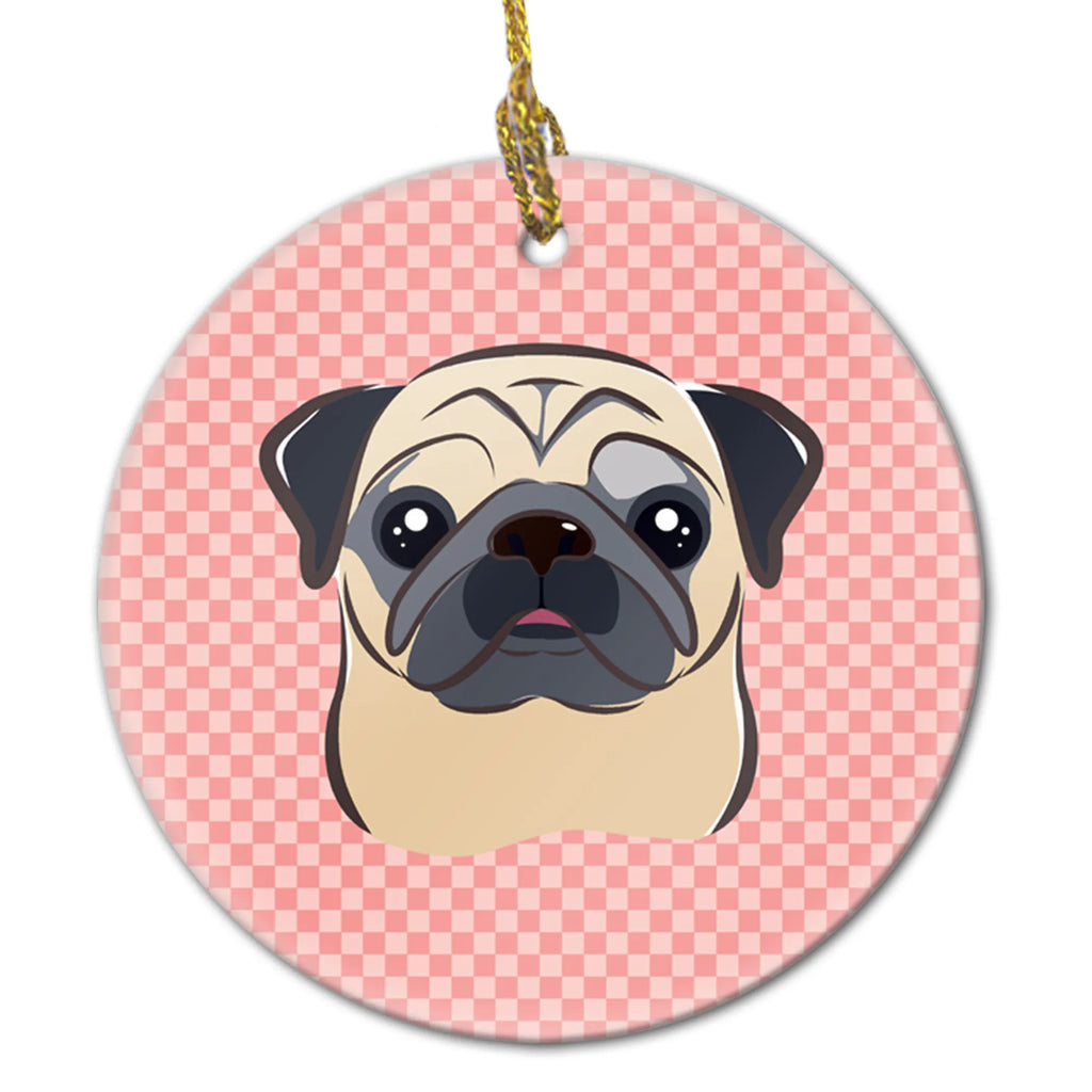 Dog Portrait on Ceramic Ornament