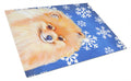 Christmas Design Dog Print Glass Cutting Board Large - Size: 12 X 15 | Pack Of: 1
