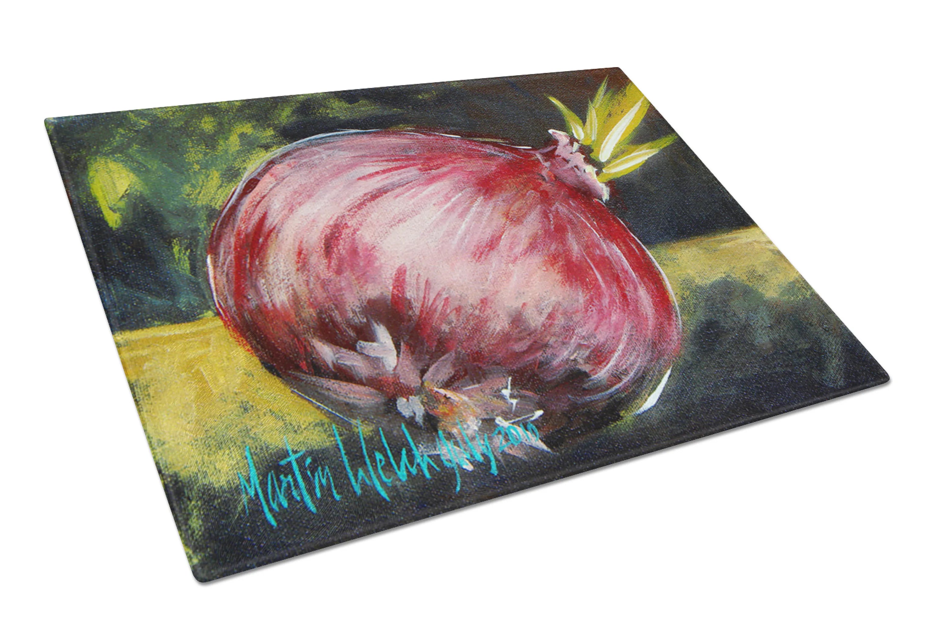 Vegetables Glass Cutting Board Large