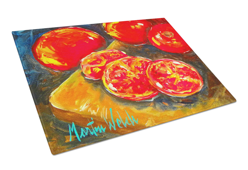 Vegetables Glass Cutting Board Large