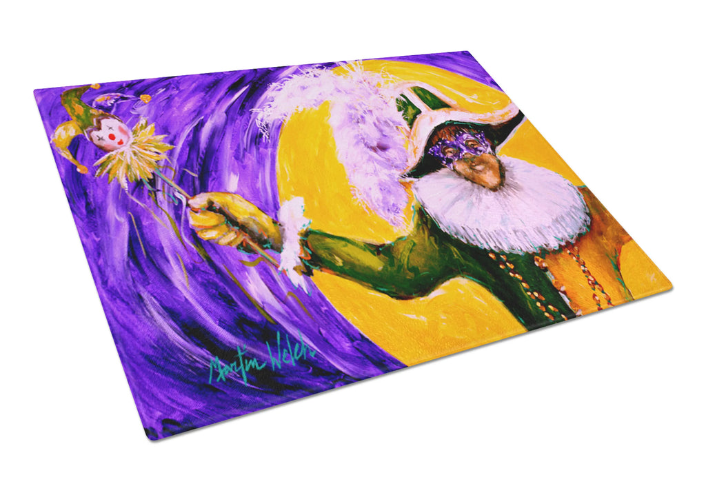 Festive Glass Cutting Board Large