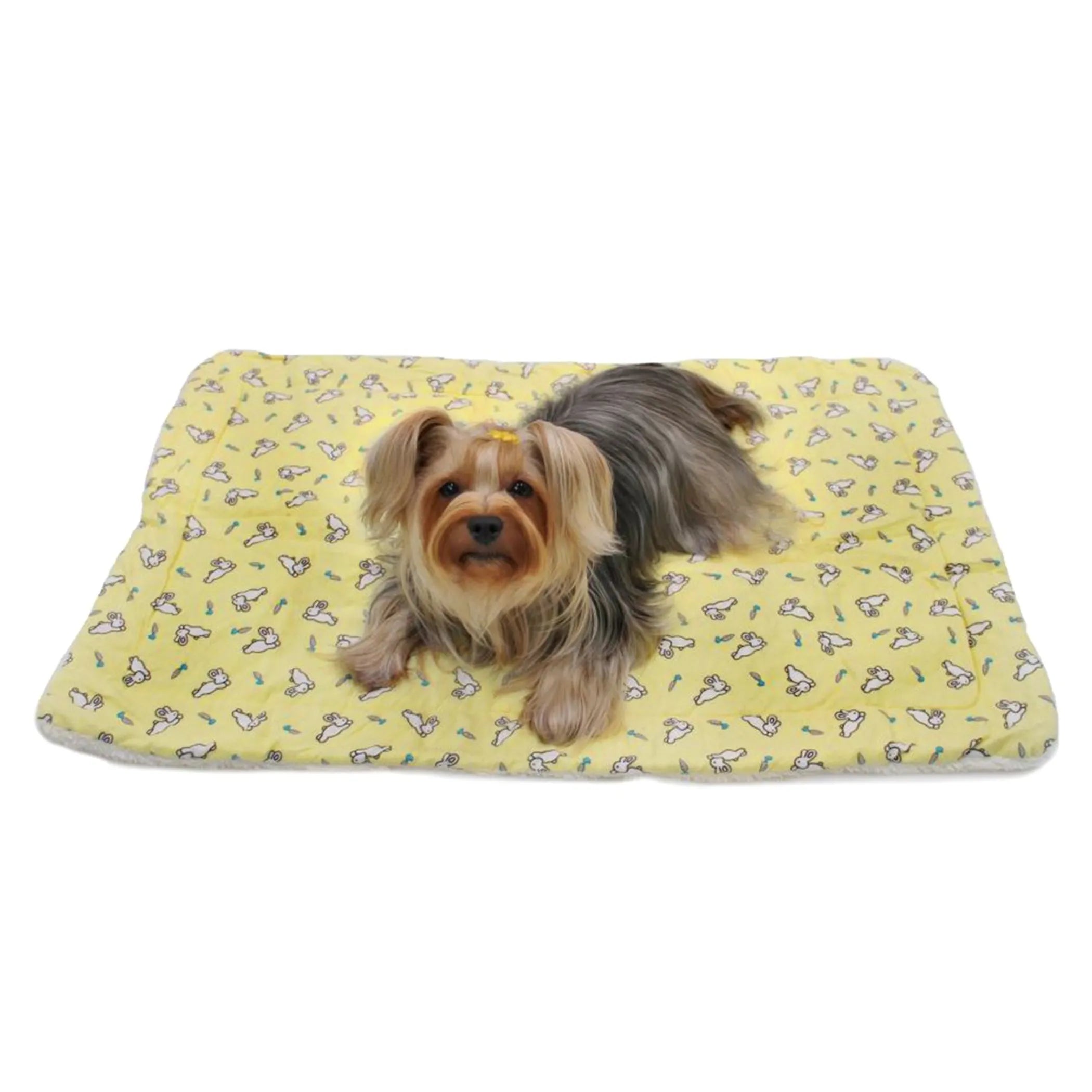 Hopping Bunny Flannel/Ultra-Plush Blanket